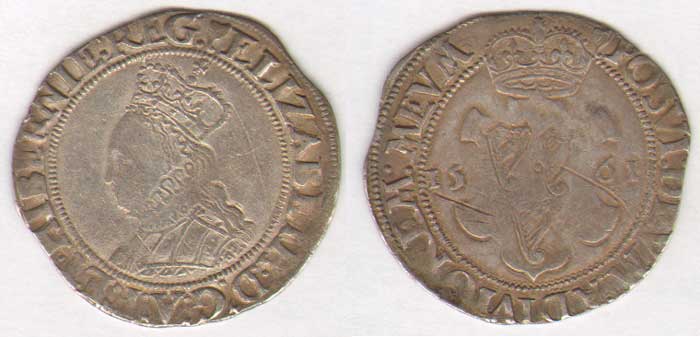 Elizabeth I. Fine Coinage of 1561 Shilling. 1561 at Whyte's Auctions