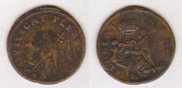 Charles II. St. Patricks Farthing. 1670's at Whyte's Auctions