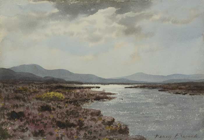 BRIGHT SKY OVER BOG LAKE by William Percy French (1854-1920) at Whyte's Auctions