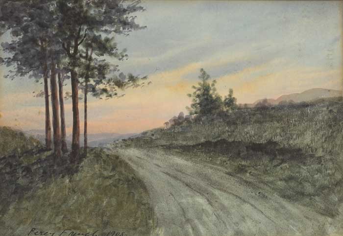 A COUNTRY ROAD, 1908 by William Percy French (1854-1920) at Whyte's Auctions