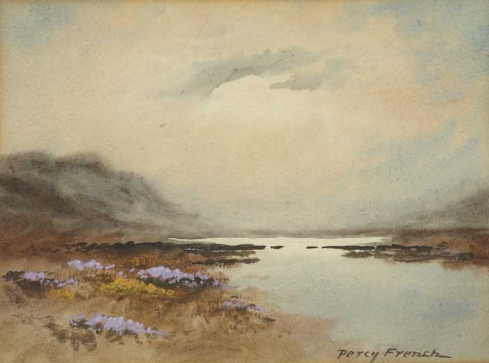 AMONG THE MOURNE MOUNTAINS by William Percy French (1854-1920) at Whyte's Auctions