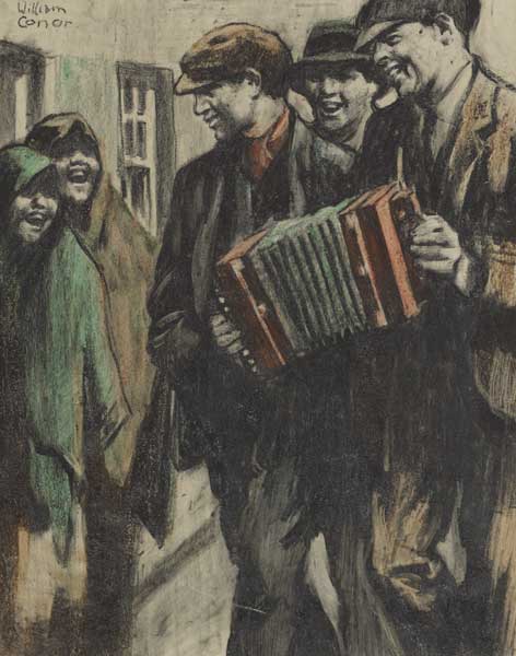 THE MUSICIAN, 1923 by William Conor OBE RHA RUA ROI (1881-1968) at Whyte's Auctions