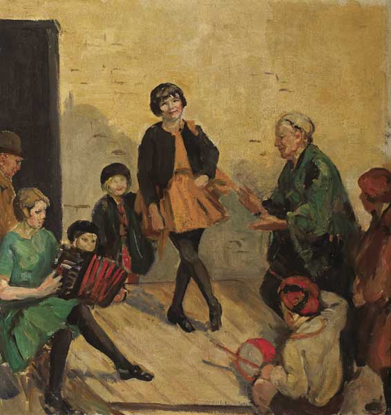 CEILIDH AT DUNBOYNE, c.1919 by Eva Henrietta Hamilton (1876-1960) (1876-1960) at Whyte's Auctions