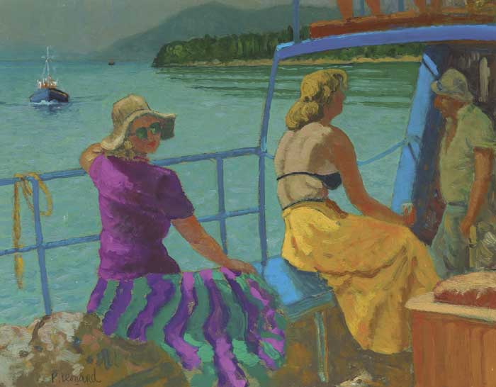 NICOLO'S, BOAT, JUNE, 1983 by Patrick Leonard HRHA (1918-2005) HRHA (1918-2005) at Whyte's Auctions