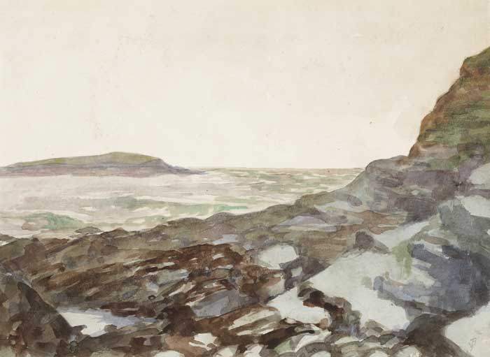 NEAR BALLYCASTLE [COUNTY MAYO], c.1905 by Jack Butler Yeats RHA (1871-1957) at Whyte's Auctions