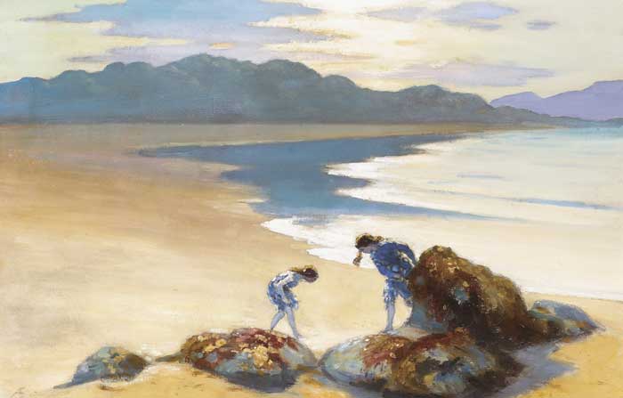 GIRLS ON A BEACH at Whyte's Auctions
