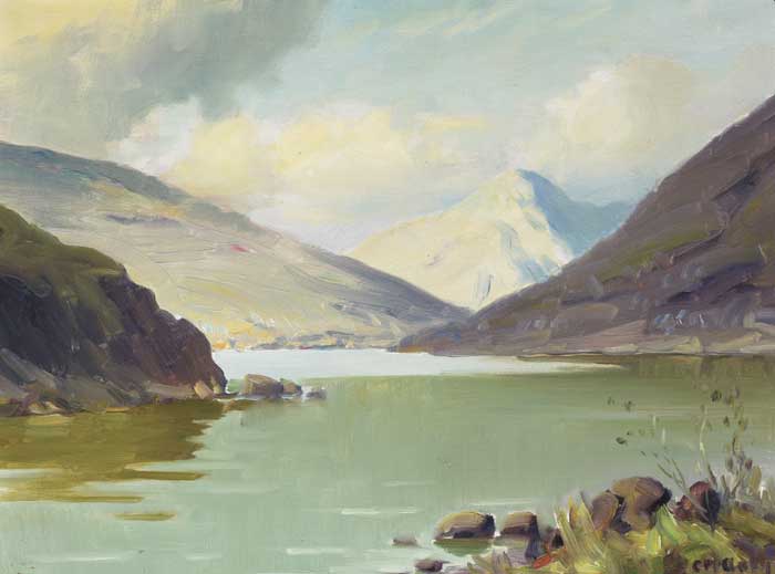 CONNEMARA LAKE, c.1935 by Charles J. McAuley sold for �1,000 at Whyte's Auctions