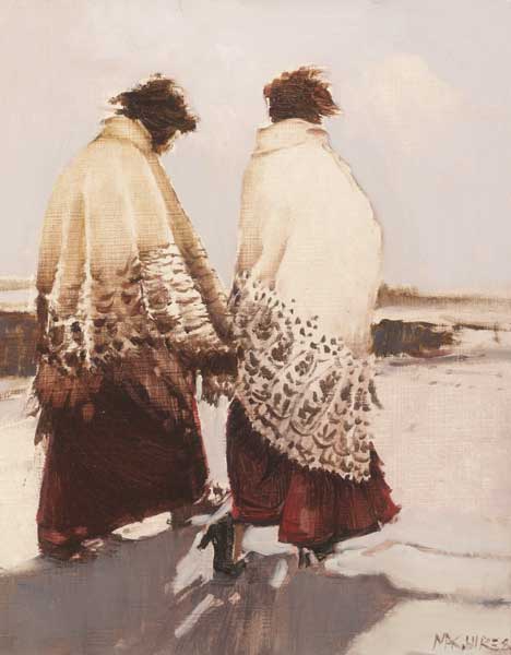 GALWAY SHAWLS, 1982 by Cecil Maguire RHA RUA (1930-2020) at Whyte's Auctions