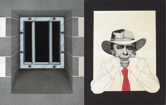 CELL WINDOW and MATHERS, 1977 (A PAIR) by Robert Ballagh (b.1943) (b.1943) at Whyte's Auctions