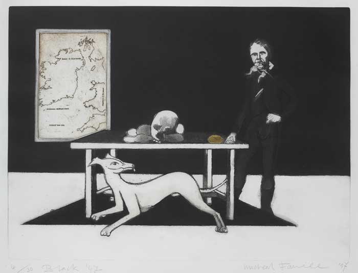 BLACK '47, 1997 by Micheal Farrell (1940-2000) (1940-2000) at Whyte's Auctions