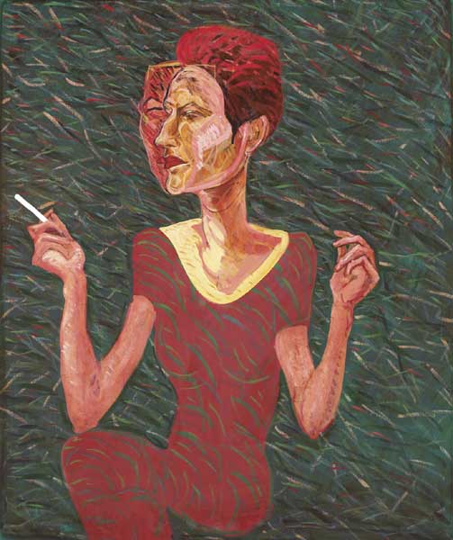 SMOKER, 1997 by Brian Bourke HRHA (b.1936) HRHA (b.1936) at Whyte's Auctions