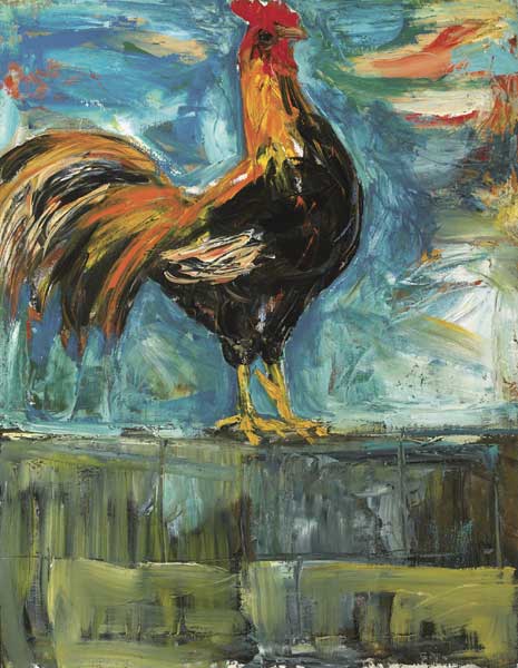 COCK III, 1987 by Seán Fingleton sold for €1,500 at Whyte's Auctions