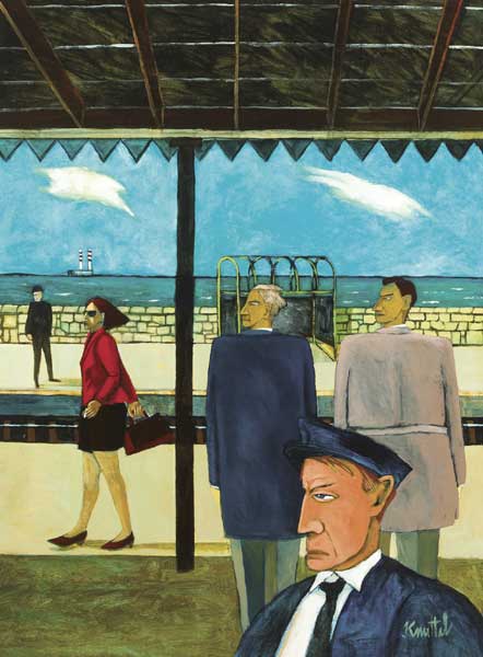LATE TRAIN, 1991 by Graham Knuttel (b.1954) at Whyte's Auctions