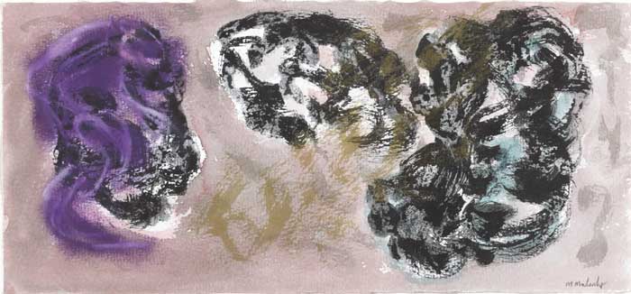 ABSTRACT HEADS by Michael Mulcahy (b.1952) (b.1952) at Whyte's Auctions