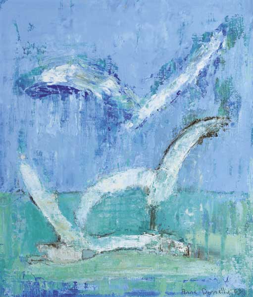 BIRDS IN FLIGHT, 2003 by Anne Donnelly (b.1932) at Whyte's Auctions