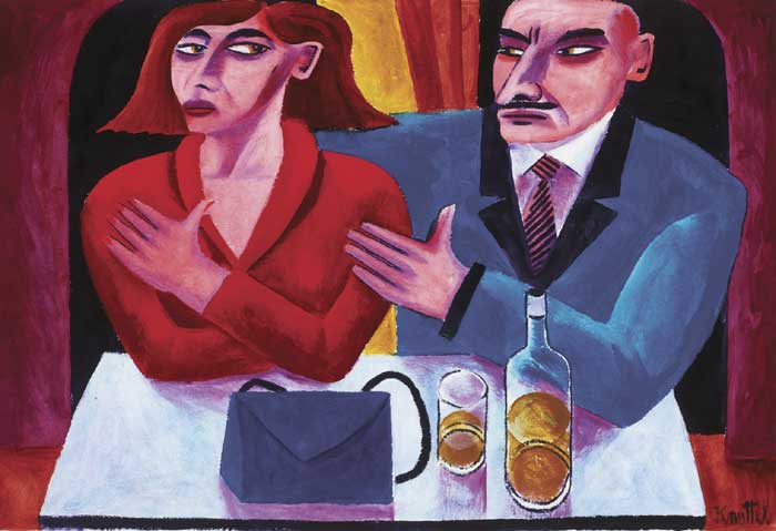 A QUIET DRINK by Graham Knuttel (b.1954) at Whyte's Auctions