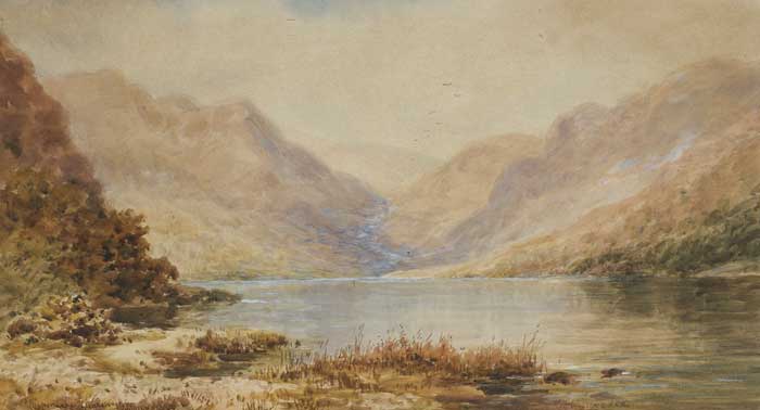 UPPER LAKE, GLENDALOUGH, WICKLOW by Alexander Williams RHA (1846-1930) at Whyte's Auctions