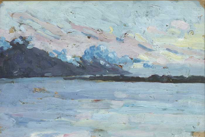 SEASCAPE AT SUNSET by Mary Swanzy HRHA (1882-1978) at Whyte's Auctions