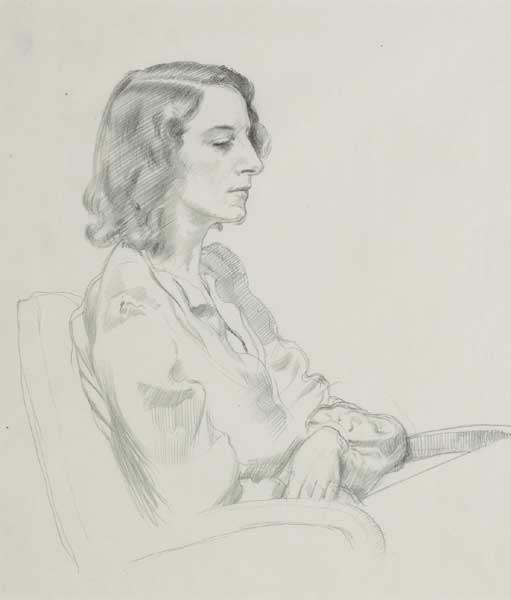THREE STUDIES OF THE ARTIST'S WIFE RENE by Se�n O'Sullivan RHA (1906-1964) at Whyte's Auctions