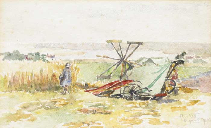CHILD AND CART, AUGUST 1918 by Mainie Jellett (1897-1944) (1897-1944) at Whyte's Auctions