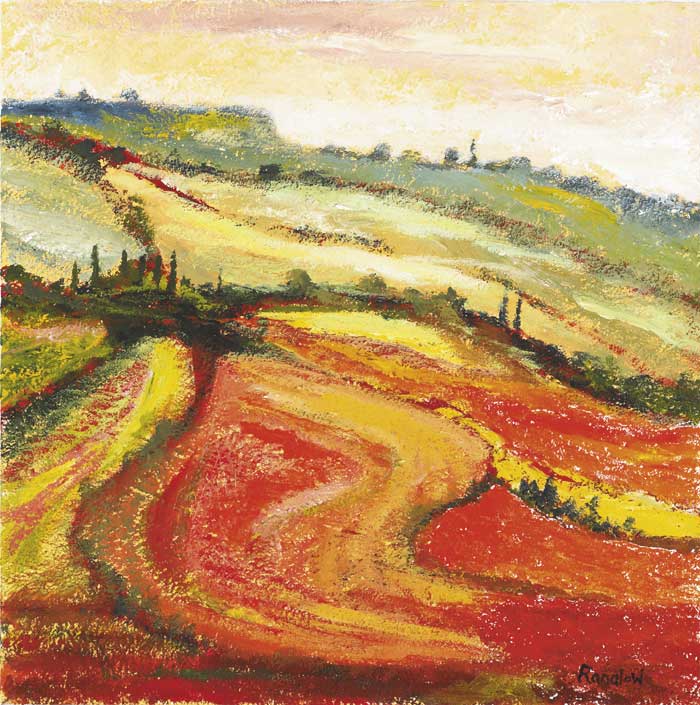TUSCANY FIELDS, 2003 by Brian Ranalow (b.1947) at Whyte's Auctions