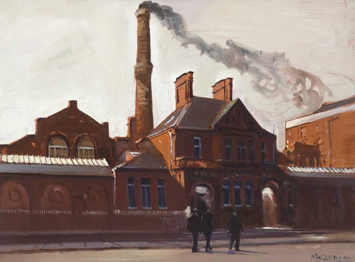 ORMEAU BATHS, BELFAST, 1990 by Cecil Maguire RHA RUA (1930-2020) at Whyte's Auctions