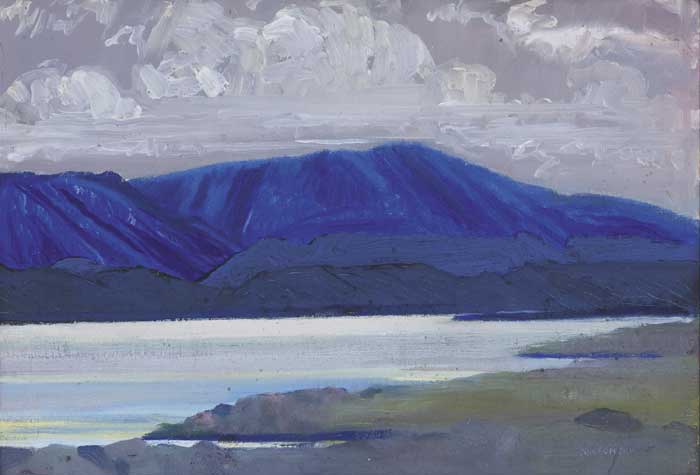 LOUGH CORRIB, COUNTY GALWAY by Maurice MacGonigal PRHA HRA HRSA (1900-1979) at Whyte's Auctions