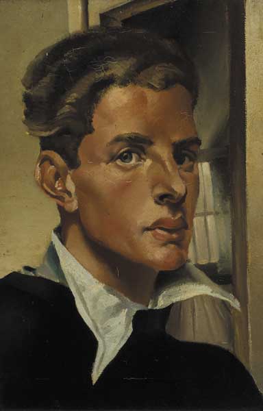 PORTRAIT OF THE ARTIST, 1936 by Patrick Hennessy RHA (1915-1980) at Whyte's Auctions