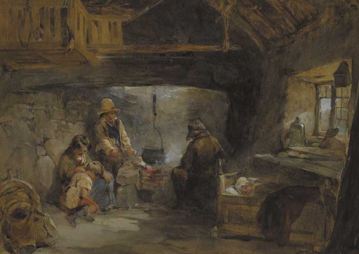IRISH COTTAGE INTERIOR at Whyte's Auctions