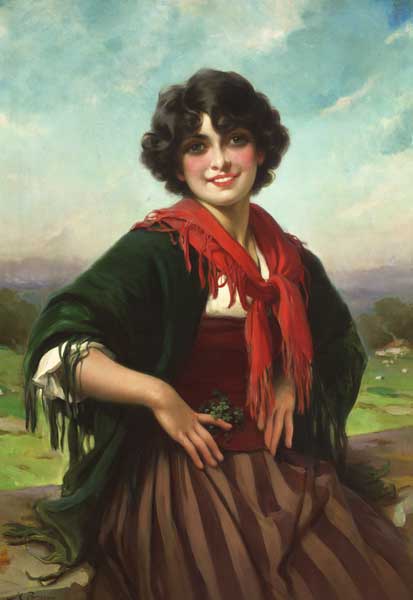 IRISH CAILIN by Maynard Brown (fl. 1878-1902) at Whyte's Auctions