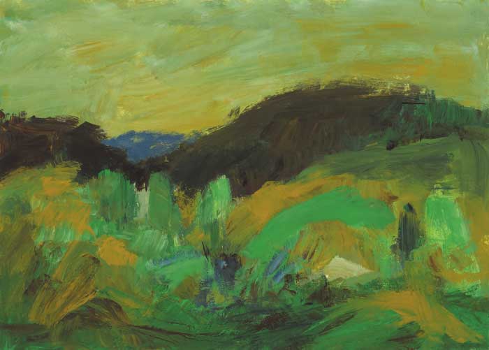 EVENING MOUNTAINS by Nancy Wynne Jones HRHA (1922-2006) at Whyte's Auctions