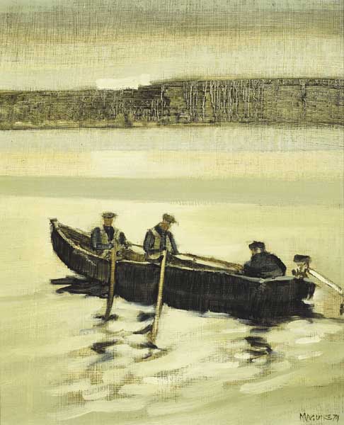 MEN FROM INISHMAAN, 1974 by Cecil Maguire RHA RUA (1930-2020) at Whyte's Auctions