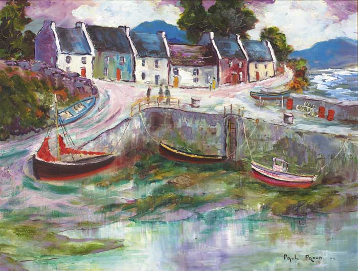 ROUNDSTONE, CONNEMARA, 2004 by Paul Proud sold for �450 at Whyte's Auctions