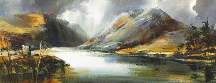 MOUNTAIN AND LOUGH by Kenneth Webb RWA FRSA RUA (b.1927) at Whyte's Auctions