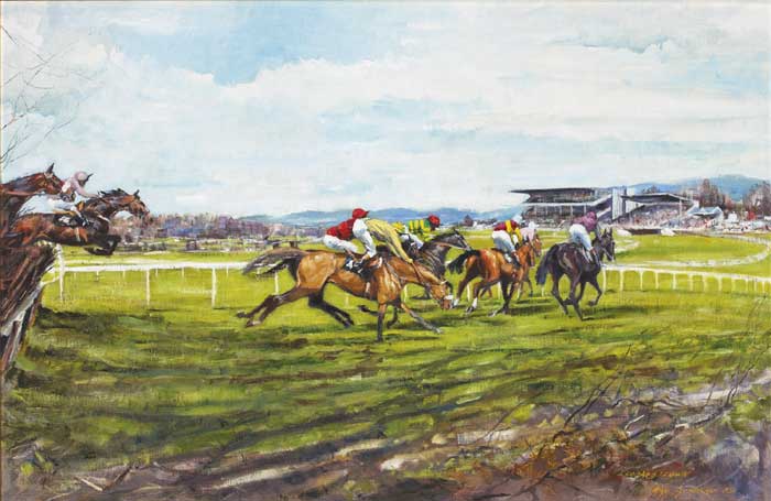 LEOPARDSTOWN, 1985 by Roy Lyndsay (b.1945) at Whyte's Auctions