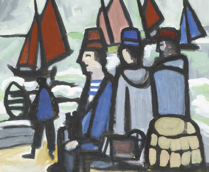 SAILORS AND SHIPS by Markey Robinson (1918-1999) at Whyte's Auctions