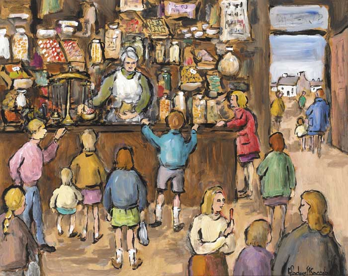 THE SWEETIE SHOP by Gladys Maccabe MBE HRUA ROI FRSA (1918-2018) at Whyte's Auctions