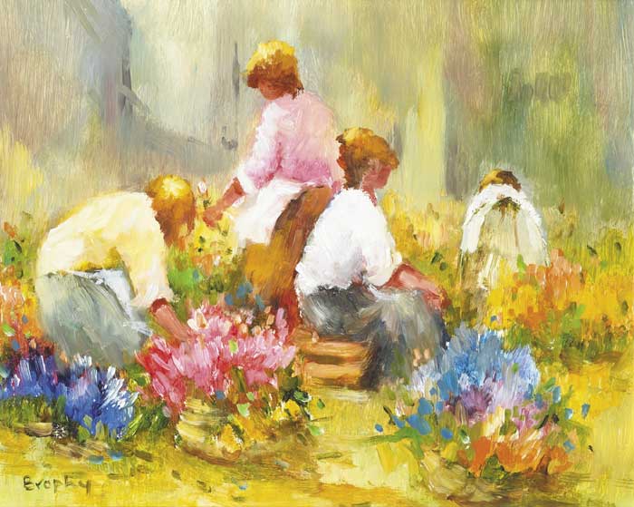 THE FLOWER SHOW by Elizabeth Brophy (1926-2020) (1926-2020) at Whyte's Auctions