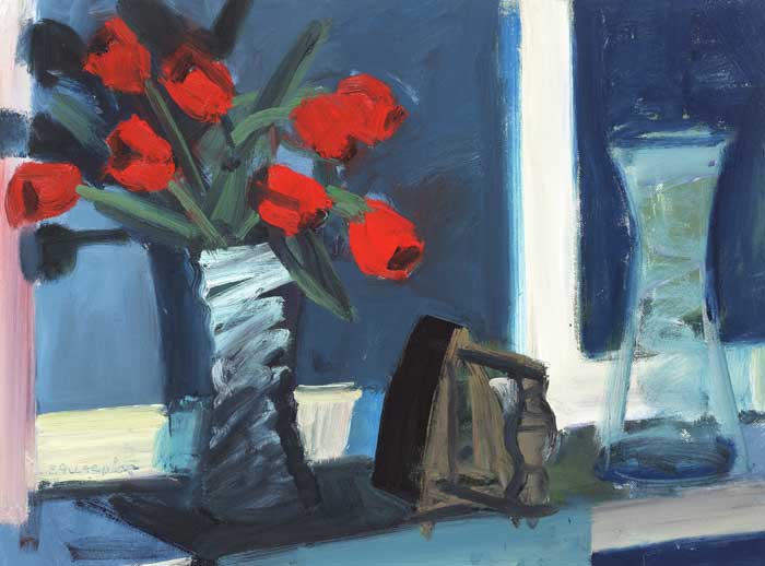 TULIPS AND IRON, 2008 by Brian Ballard RUA (b.1943) at Whyte's Auctions