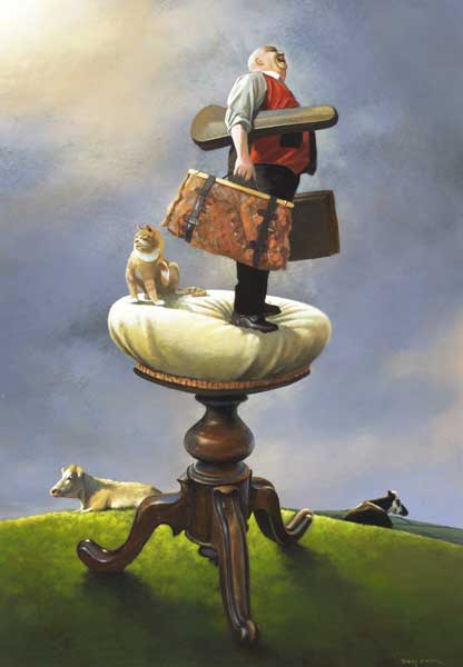 THE MAN AND THE FIDDLE by Jimmy Lawlor sold for �1,600 at Whyte's Auctions