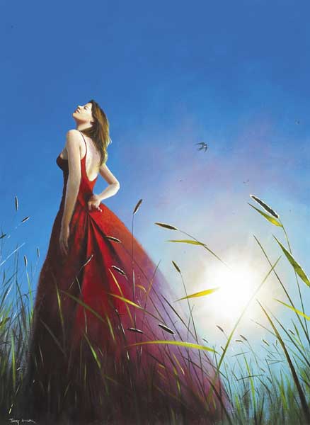 THE SCARLET GOWN by Jimmy Lawlor sold for �1,600 at Whyte's Auctions