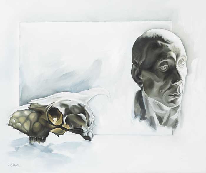 SKULL - FACE by Liam Belton RHA (b.1947) at Whyte's Auctions