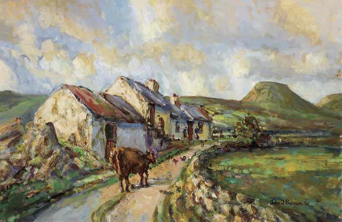 IN THE GLENS OF ANTRIM, 1990 by John T. Bannon (b. 1933) (b. 1933) at Whyte's Auctions