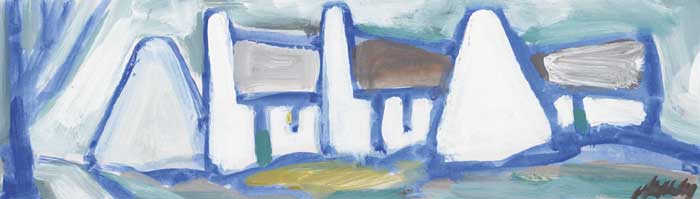 COTTAGES by Markey Robinson (1918-1999) (1918-1999) at Whyte's Auctions