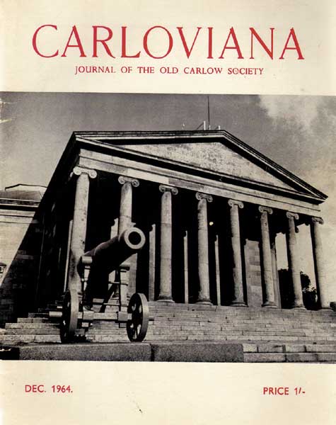 Carloviana - The Journal of the Old Carlow Society. A complete collection of issues 1960-1990. at Whyte's Auctions