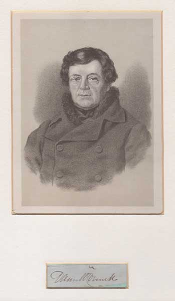 19th Century: Daniel O'Connell signature and engraved portrait at Whyte's Auctions