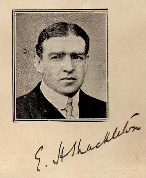 1874-1922: Ernest Shackleton signature at Whyte's Auctions