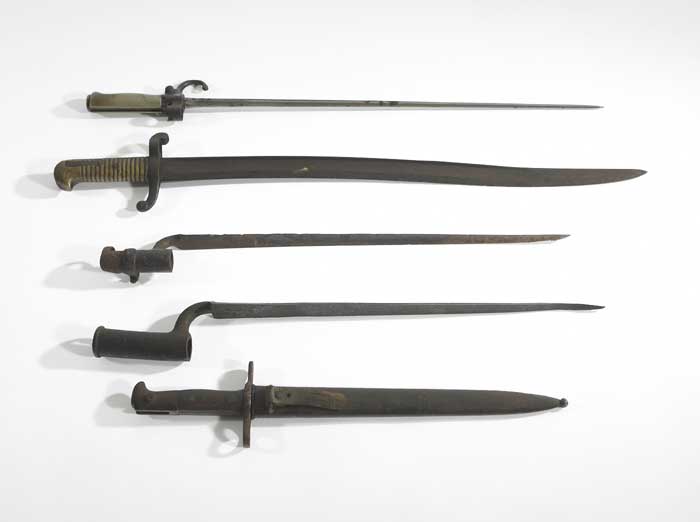 19th Century: Collection of bayonets at Whyte's Auctions