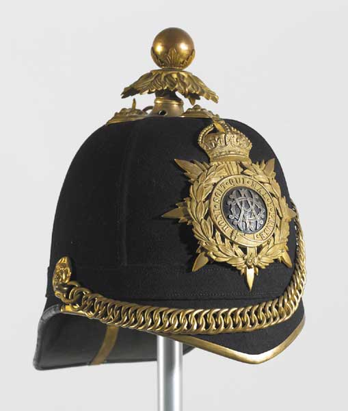 1880-1906 : Rare Army Veterinary Department officer's home service helmet at Whyte's Auctions