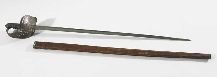 Connaught Rangers infantry officer's sword of Captain Reginald Valentine Burke at Whyte's Auctions